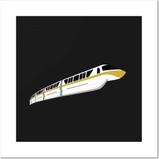 Gold Monorail Posters and Art